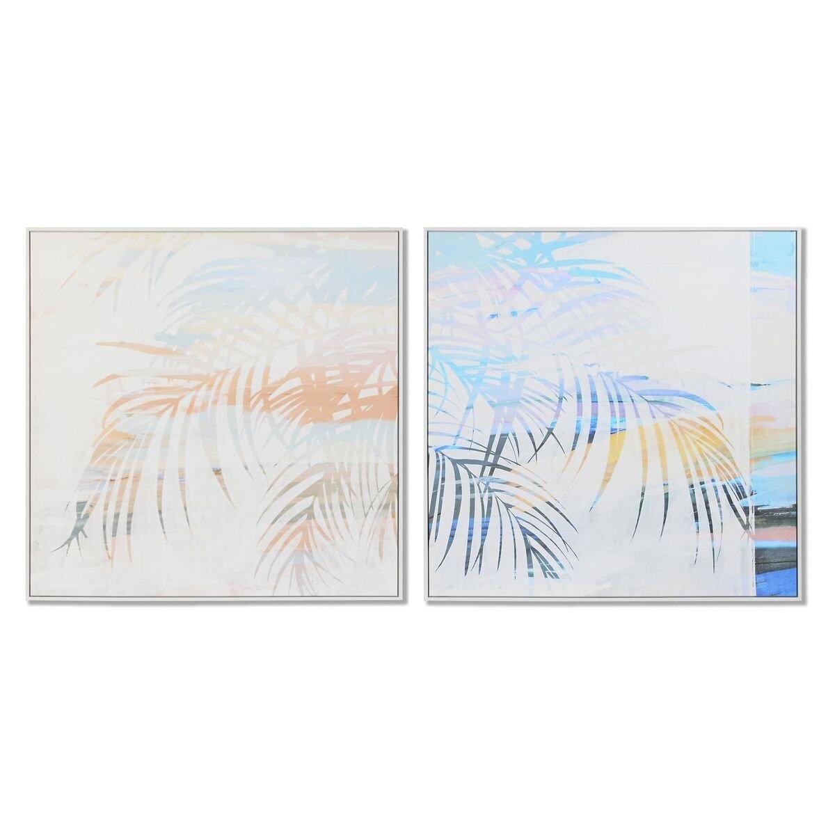 Lienzo DKD Home Decor Poliestireno Lienzo 100 x 4 x 100 cm