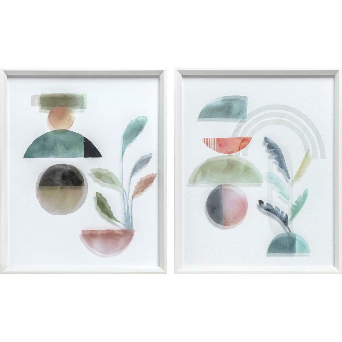 Cuadro Acrílico DKD Home Decor Poliestireno 40 x 3,8 x 50 cm 43 x 3,8 x 53 cm