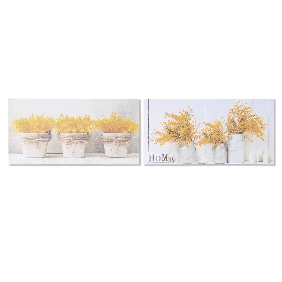 Lienzo DKD Home Decor Pino Lienzo 60 x 1,8 x 30 cm