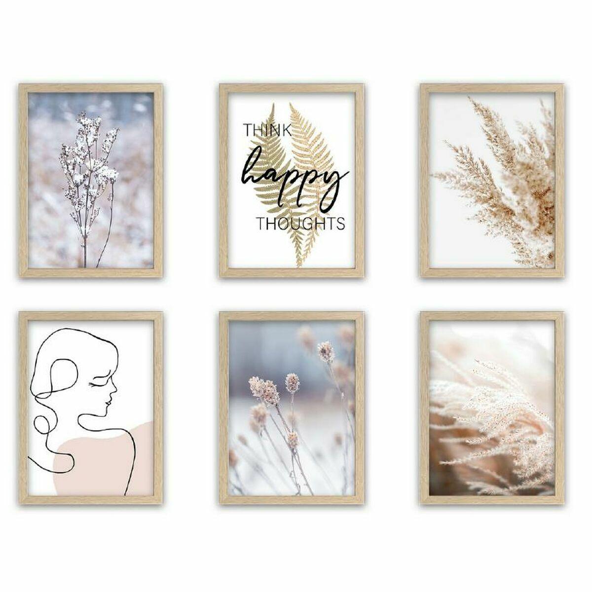 Lienzo DKD Home Decor Pino Lienzo 40 x 2 x 60 cm