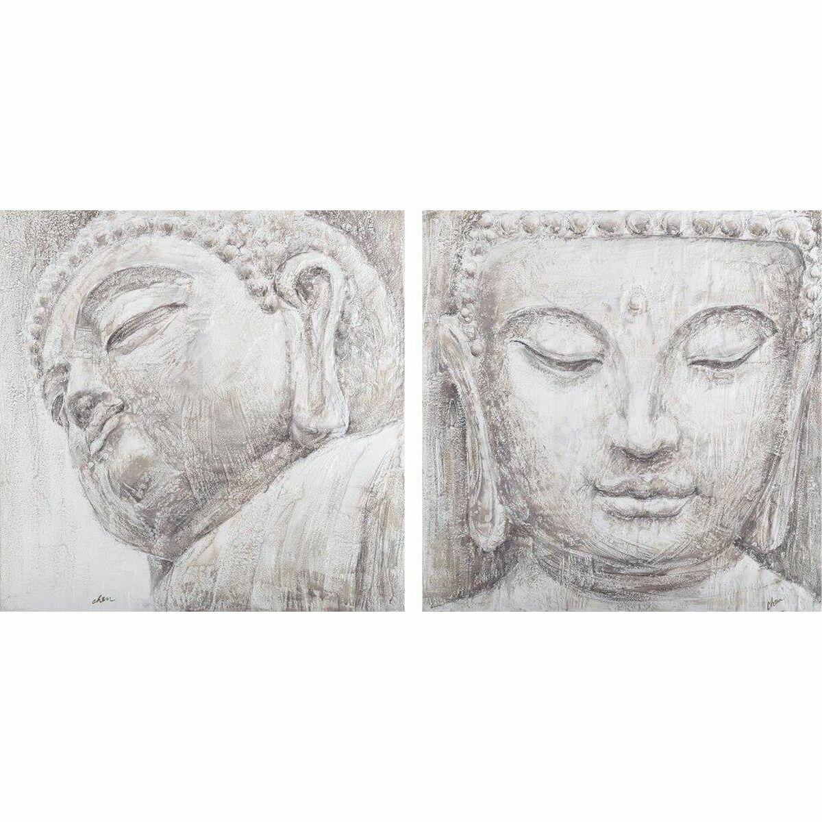 Lienzo DKD Home Decor Pino Lienzo 80 x 3,5 x 80 cm