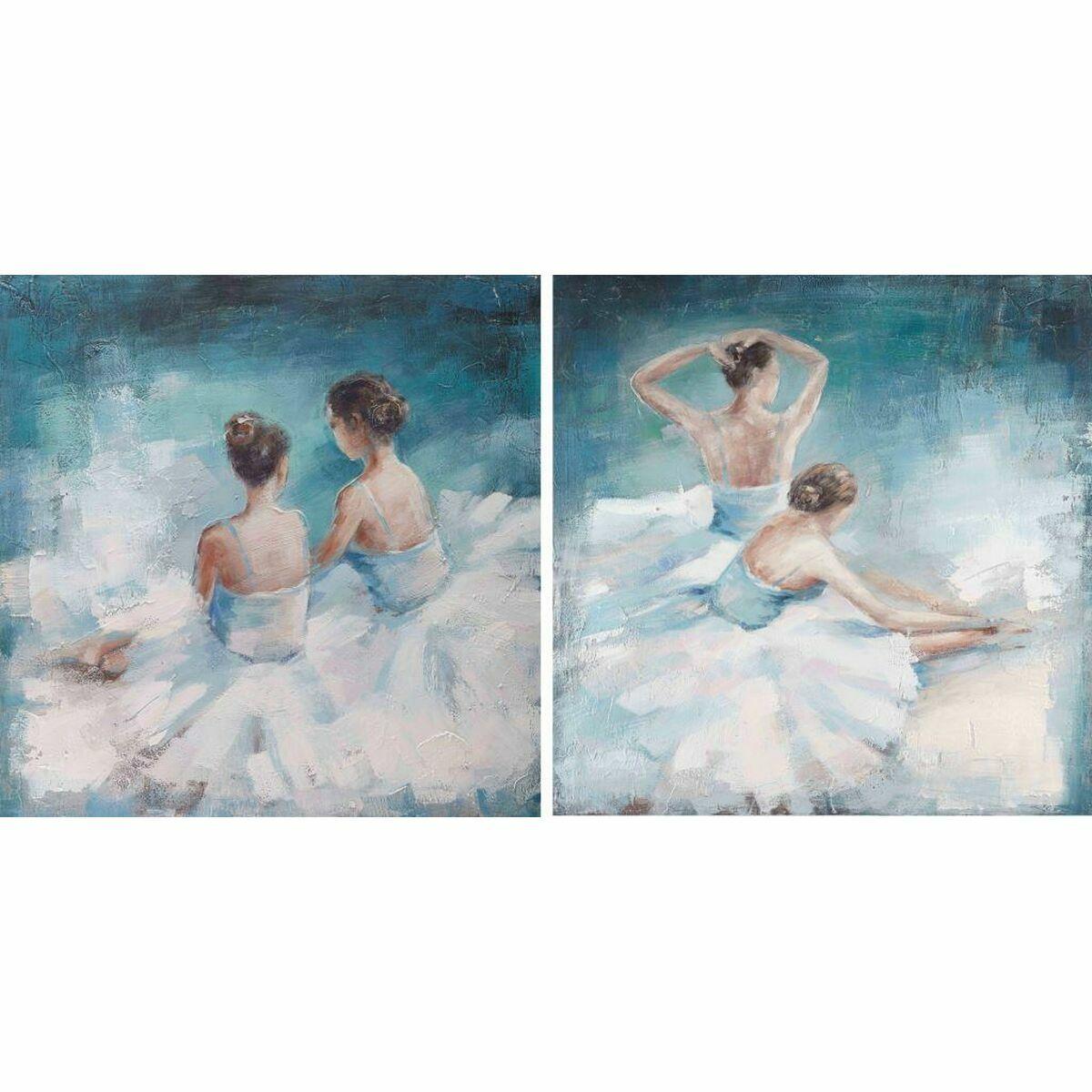 Lienzo DKD Home Decor Pino Lienzo 100 x 3,5 x 100 cm