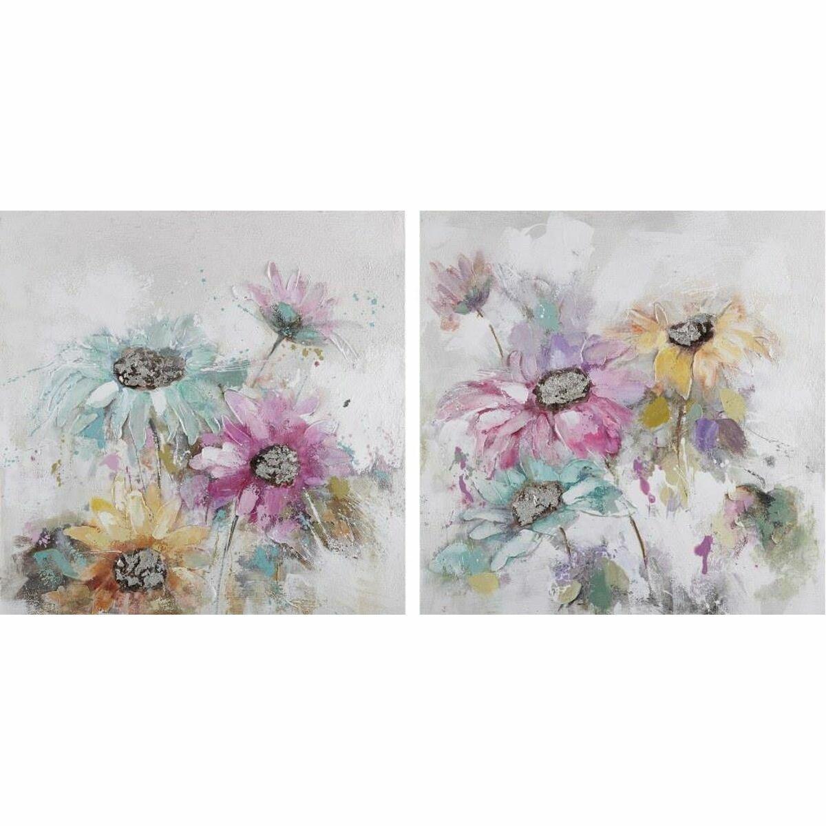 Lienzo DKD Home Decor Pino Lienzo 100 x 3,5 x 100 cm