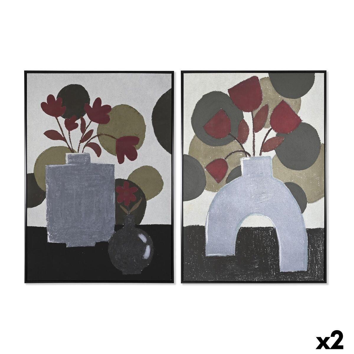 Lienzo DKD Home Decor Poliestireno Lienzo 83 x 4,5 x 122,5 cm