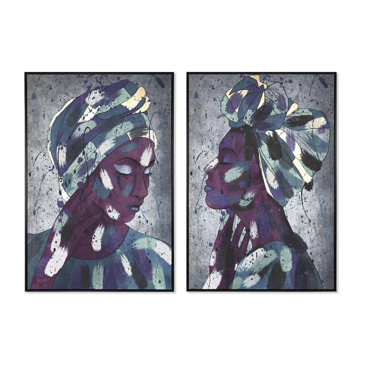 Lienzo DKD Home Decor Poliestireno Lienzo 83 x 4,5 x 122,5 cm