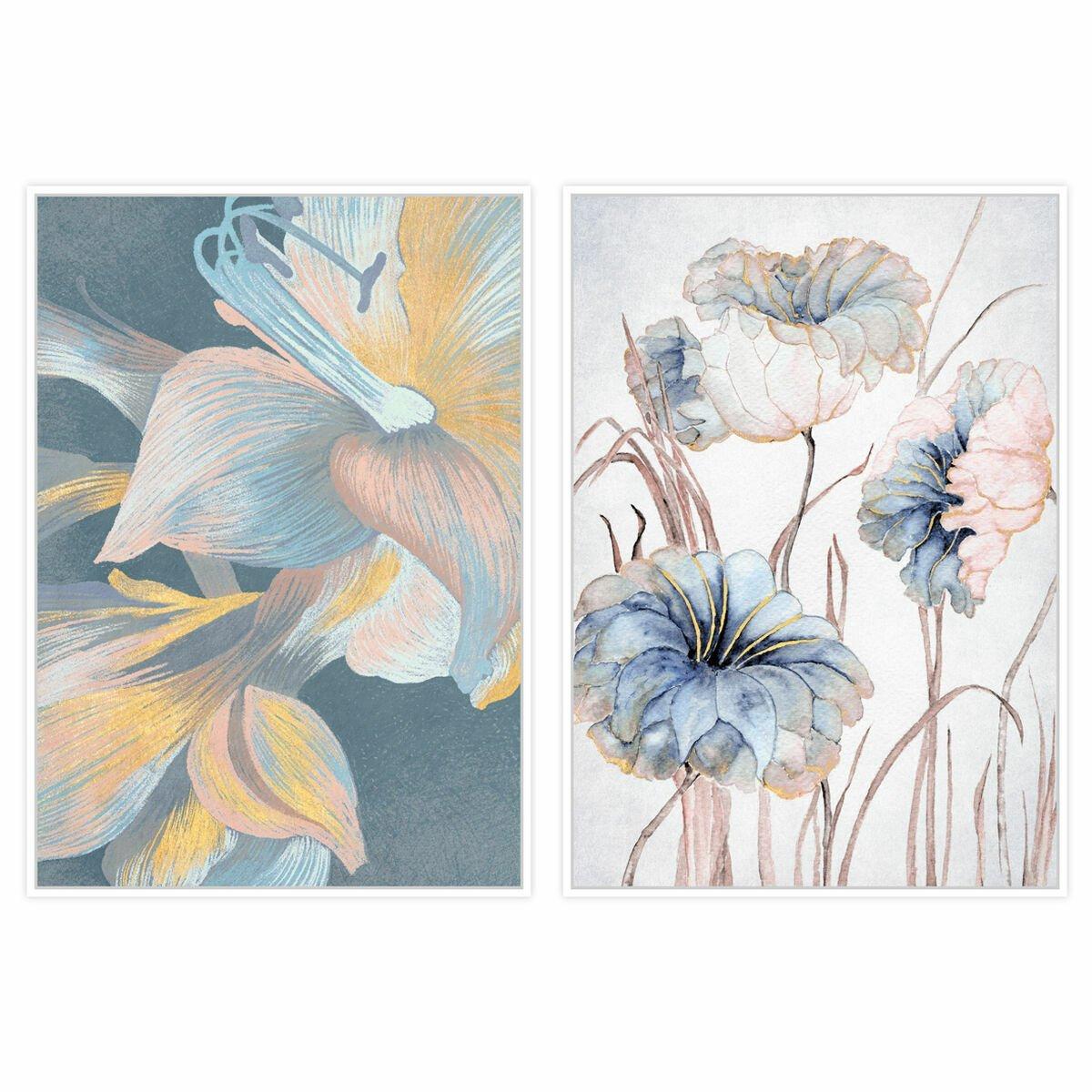 Lienzo DKD Home Decor Poliestireno Lienzo 103 x 4,5 x 143 cm