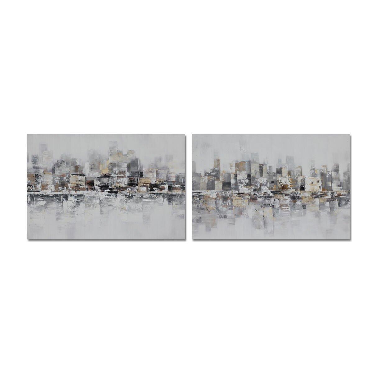 Lienzo DKD Home Decor Lienzo Madera MDF 120 x 2,8 x 80 cm
