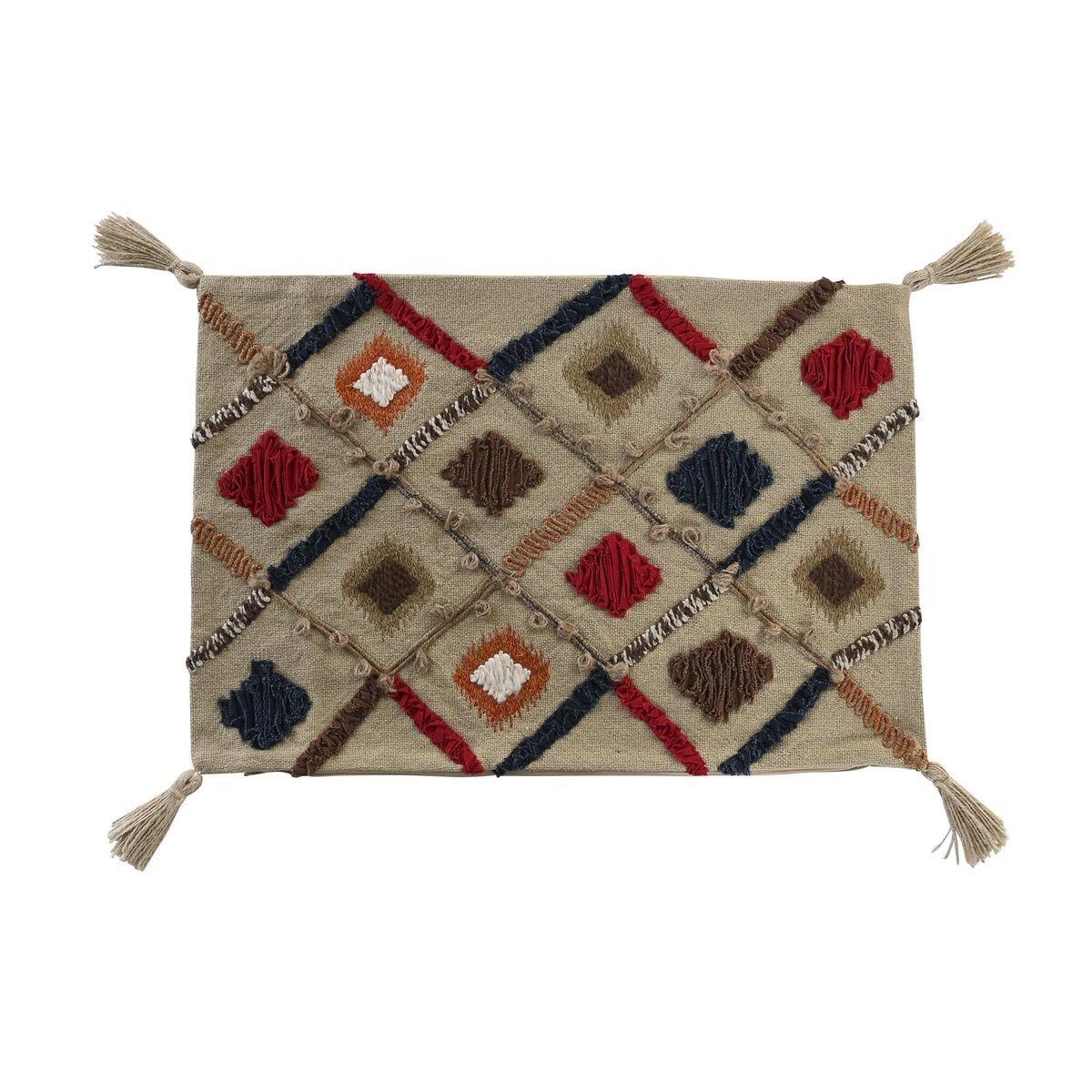Funda de cojín DKD Home Decor 60 x 1 x 40 cm Multicolor Flecos