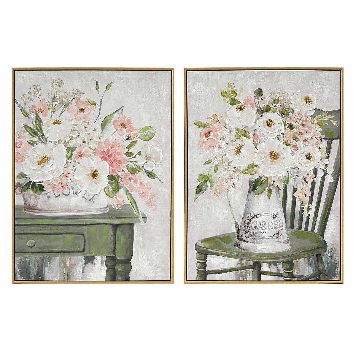 Lienzo DKD Home Decor Poliestireno Lienzo 60 x 3,5 x 80 cm