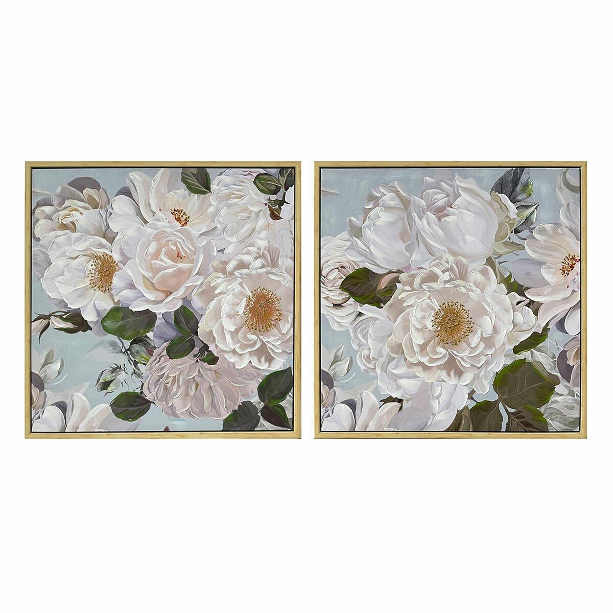 Lienzo DKD Home Decor Poliestireno Lienzo 80 x 4 x 80 cm
