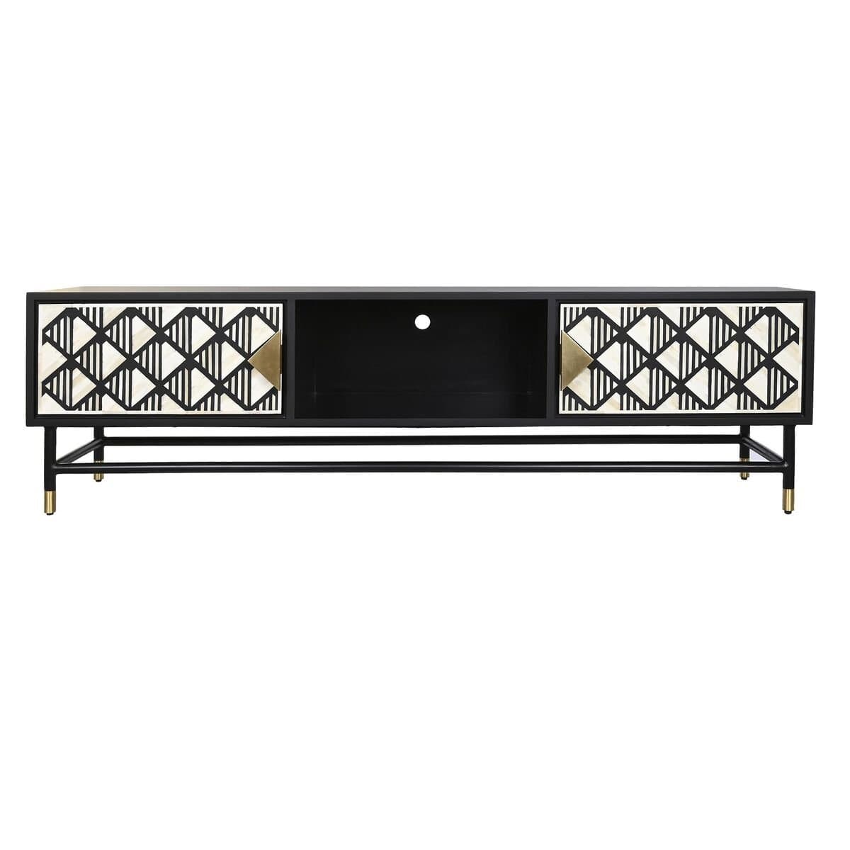 Mueble de TV DKD Home Decor Hueso Resina Madera MDF (170 x 40 x 50 cm)