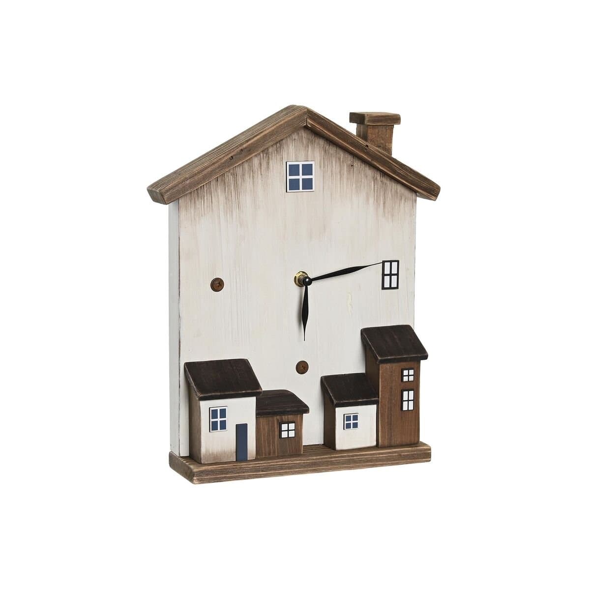 Reloj de Mesa DKD Home Decor Blanco Casas