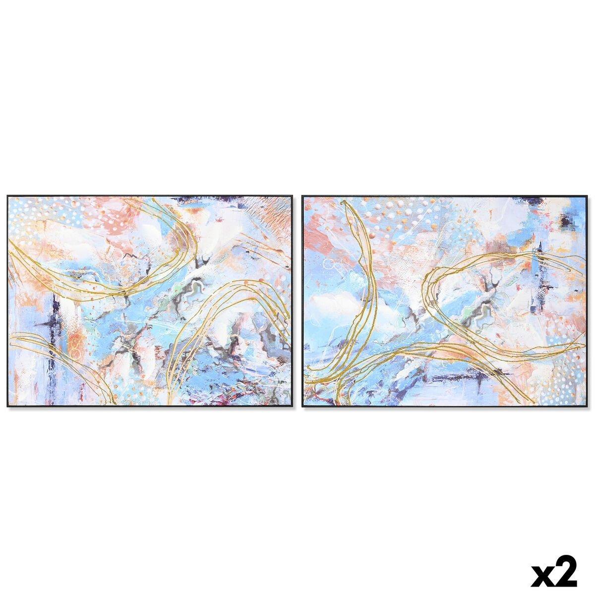 Lienzo DKD Home Decor Poliestireno Lienzo 122 x 4,5 x 92 cm
