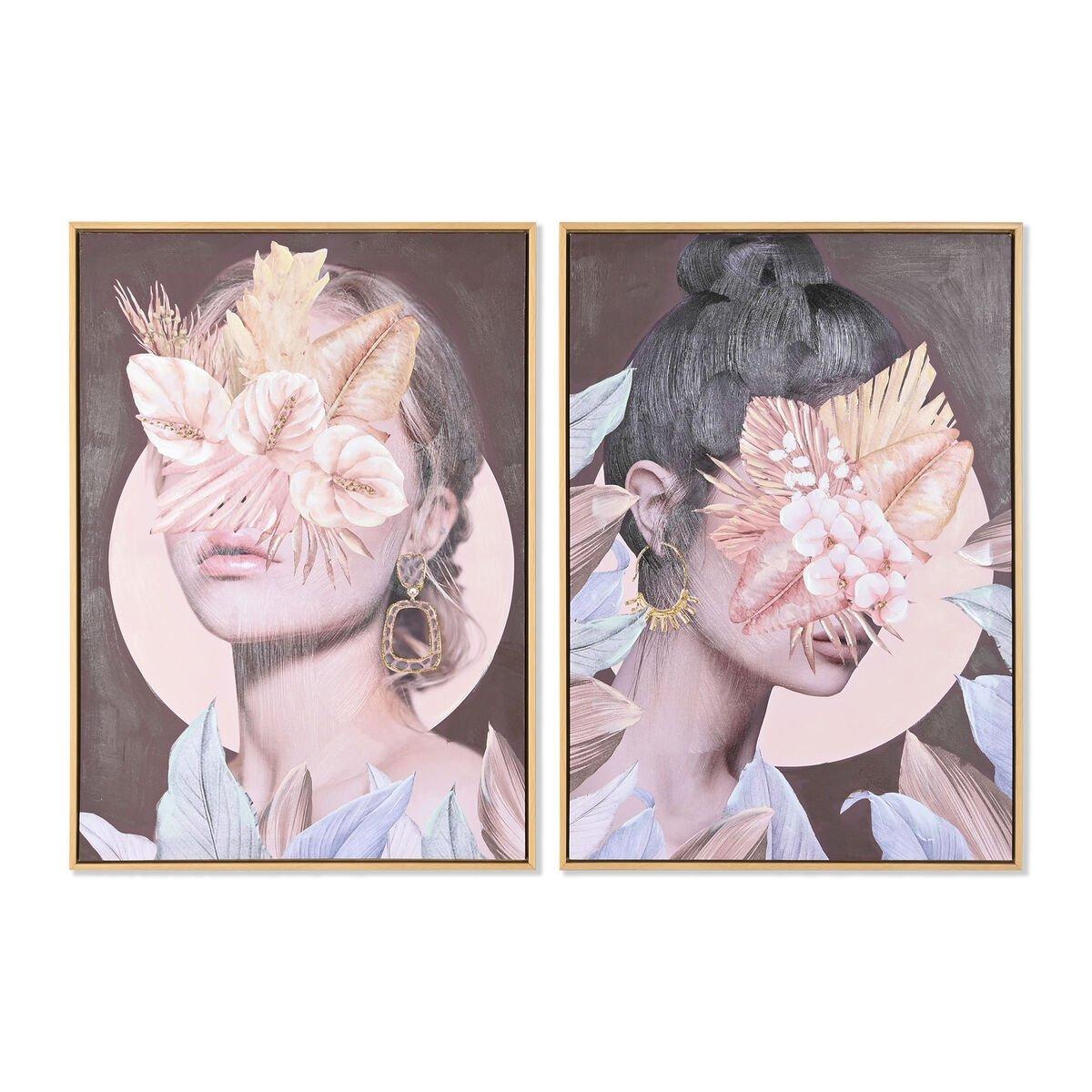 Lienzo DKD Home Decor Poliestireno Lienzo 50 x 3,5 x 70 cm