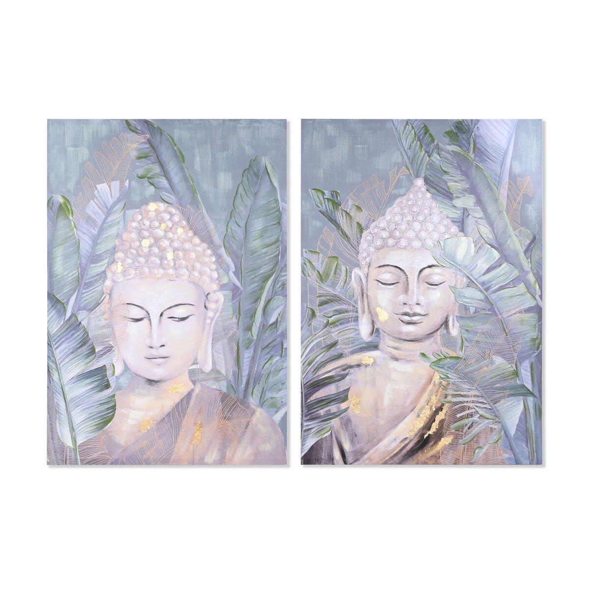 Lienzo DKD Home Decor Abeto Lienzo 80 x 3 x 120 cm 80 x 2,8 x 120 cm