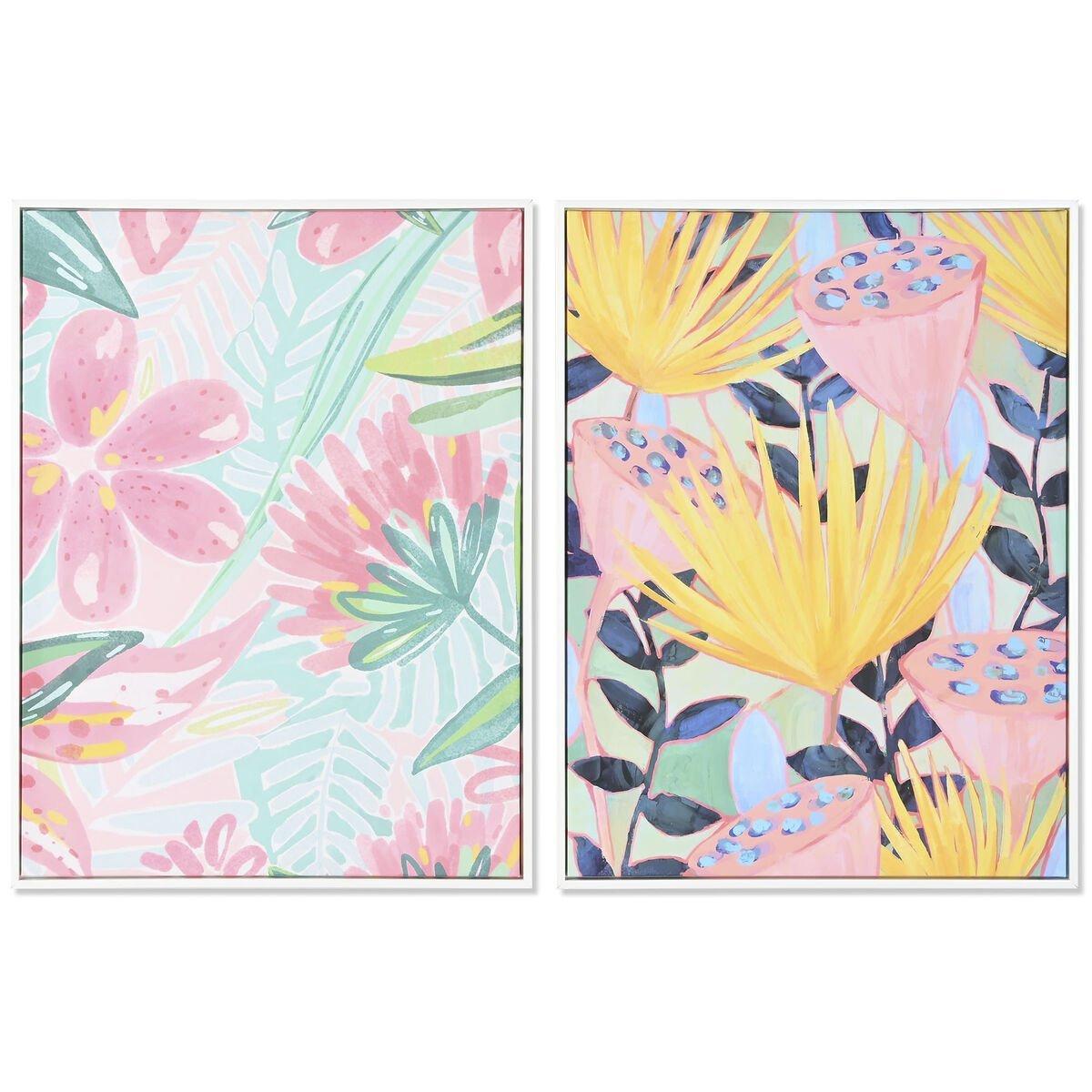 Lienzo DKD Home Decor Poliestireno Lienzo 60 x 4 x 80 cm