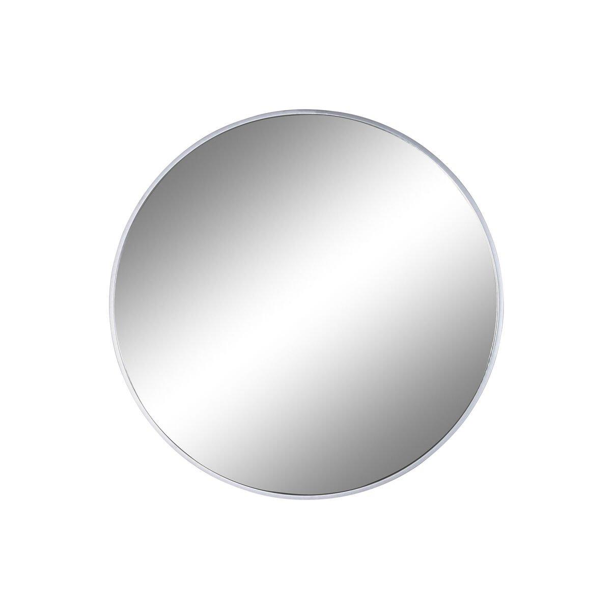 Espejo de pared DKD Home Decor Plateado Cristal Hierro Moderno 80 x 1,8 x 80 cm