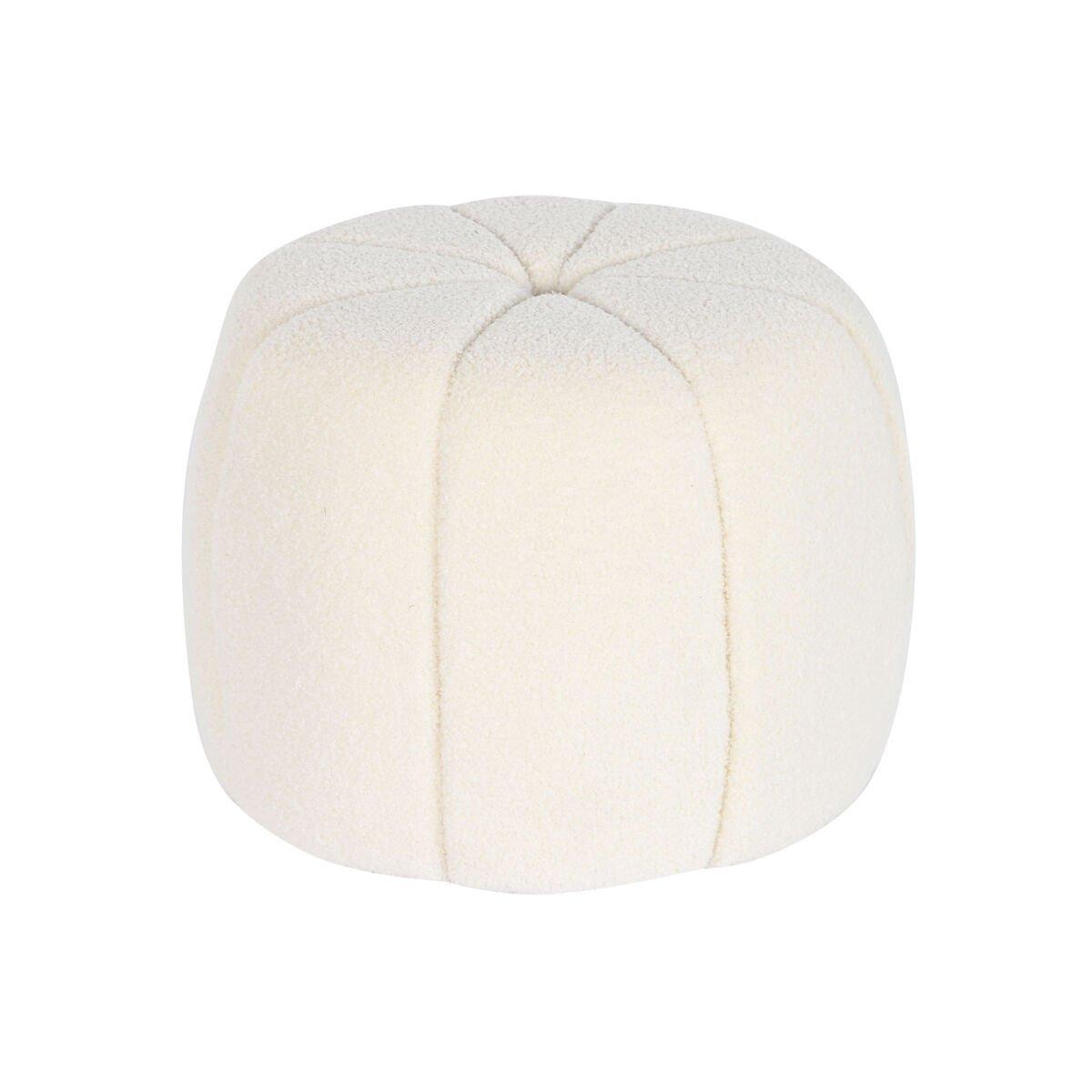 Reposapiés DKD Home Decor Blanco 50 x 50 x 38 cm