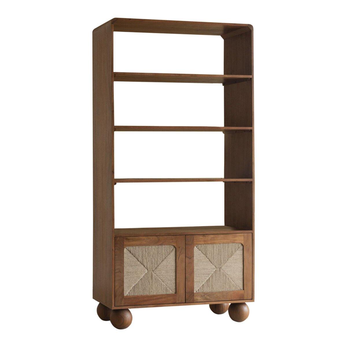 Estantería DKD Home Decor Marrón Acacia 90 x 40 x 181 cm