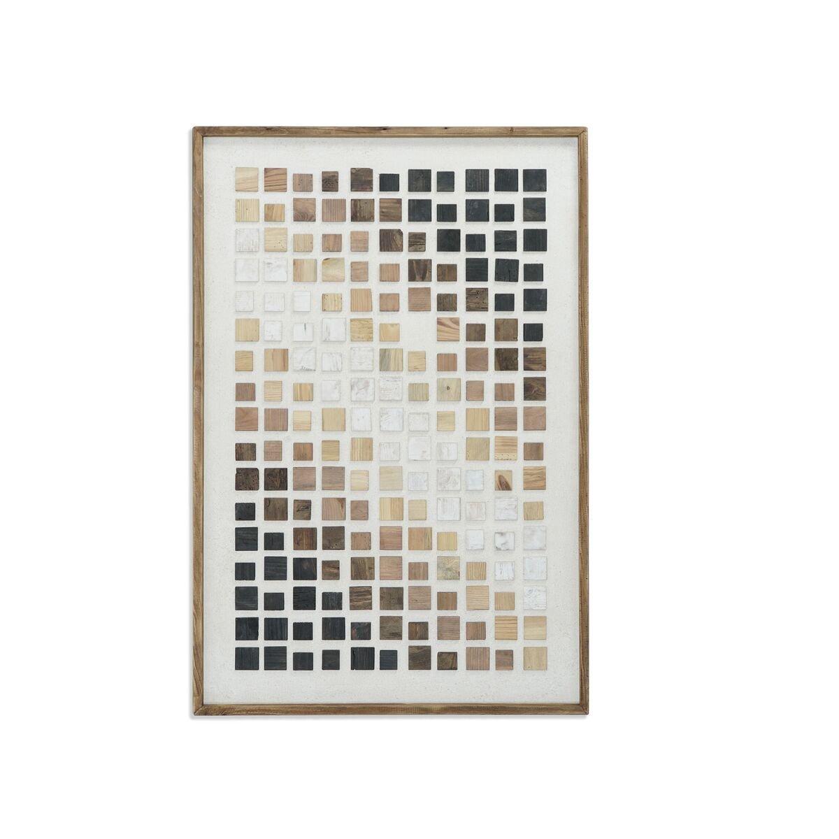 Cuadro DKD Home Decor Cristal Madera Reciclada 82 x 4 x 122 cm