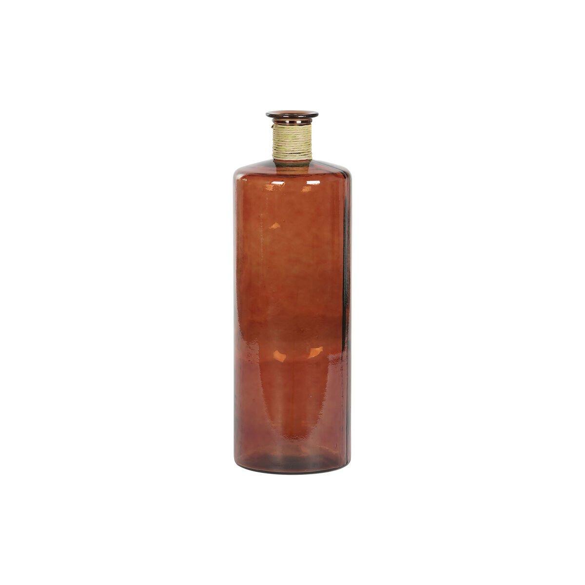 Jarrón DKD Home Decor Terracota Cuerda Cristal Templado 25 x 25 x 75 cm