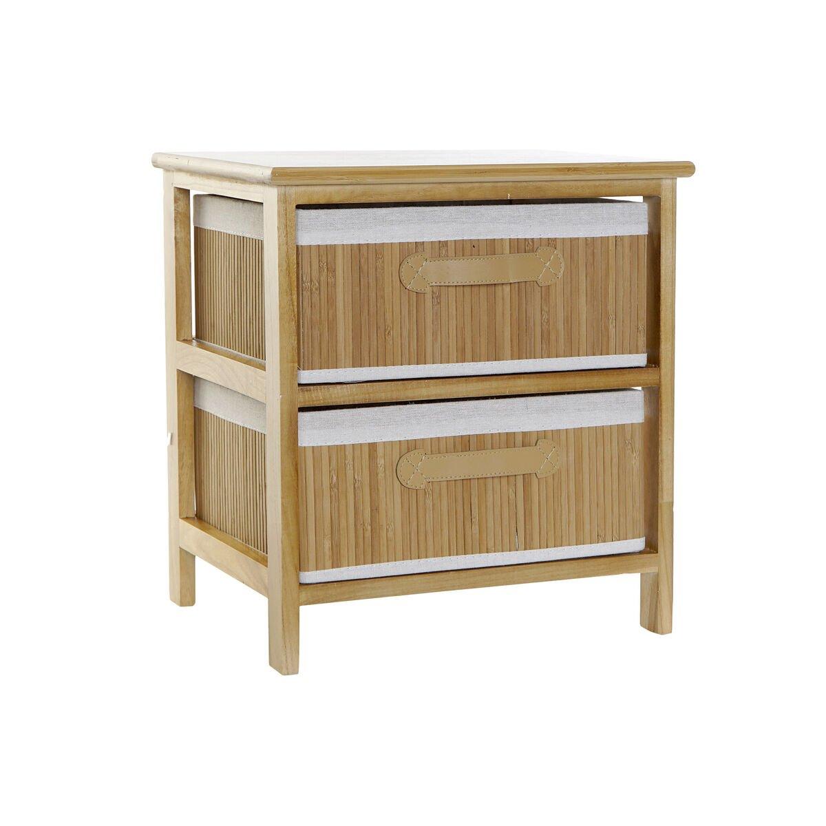 Cajonera DKD Home Decor Natural Bambú Madera de Paulonia 42 x 32 x 45 cm