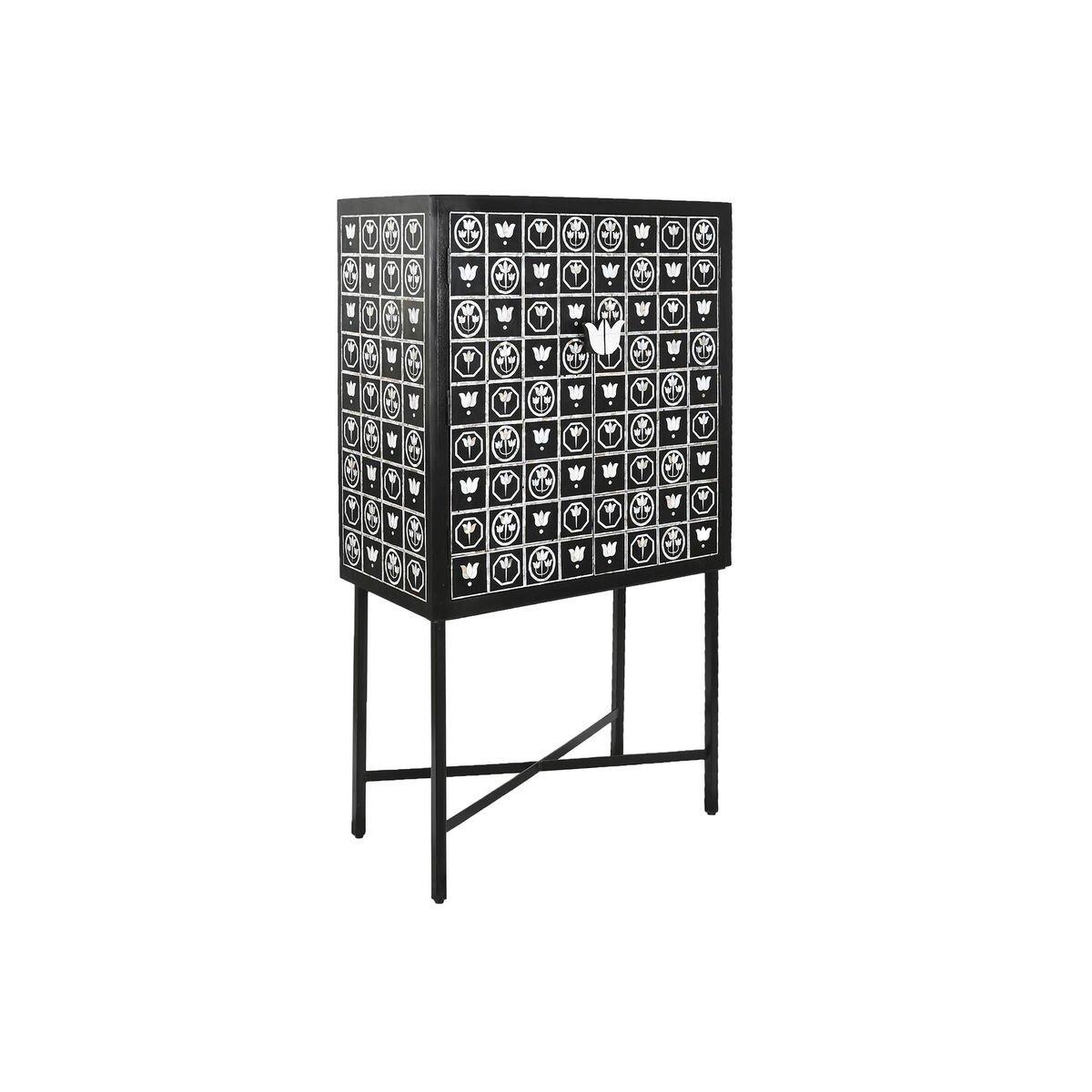 Mueble bar DKD Home Decor Negro Bicolor 80 x 40 x 153 cm