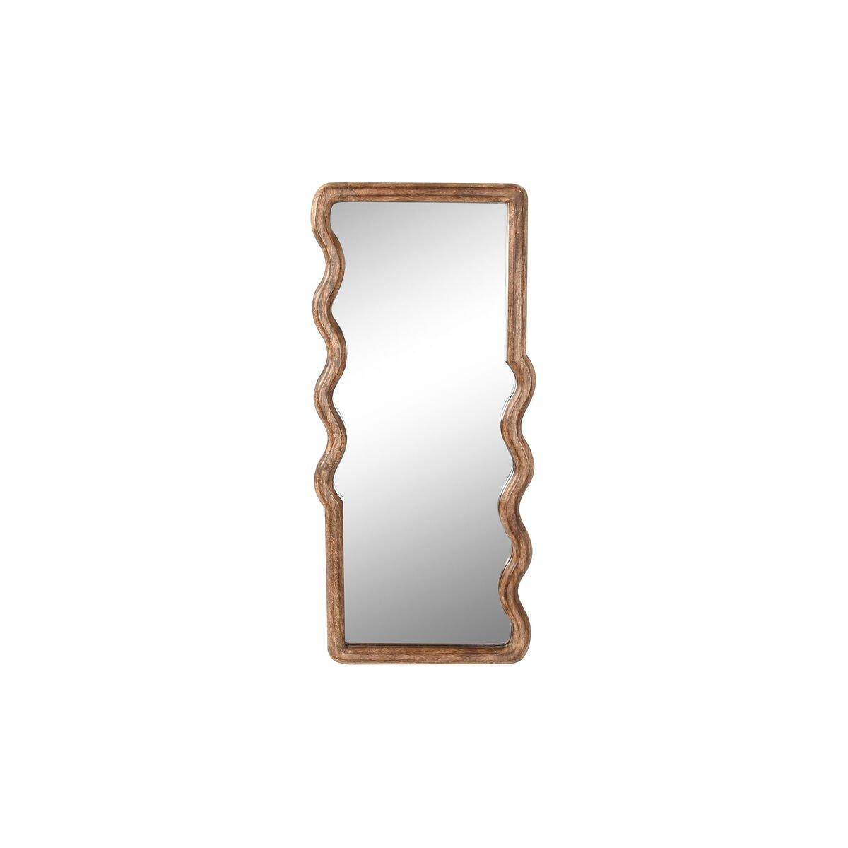 Espejo de pared Home ESPRIT Marrón Madera de mango Urbano 44 x 3 x 100 cm
