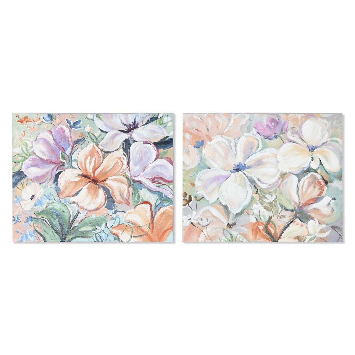 Lienzo Home ESPRIT Pino Lienzo 100 x 3,7 x 80 cm