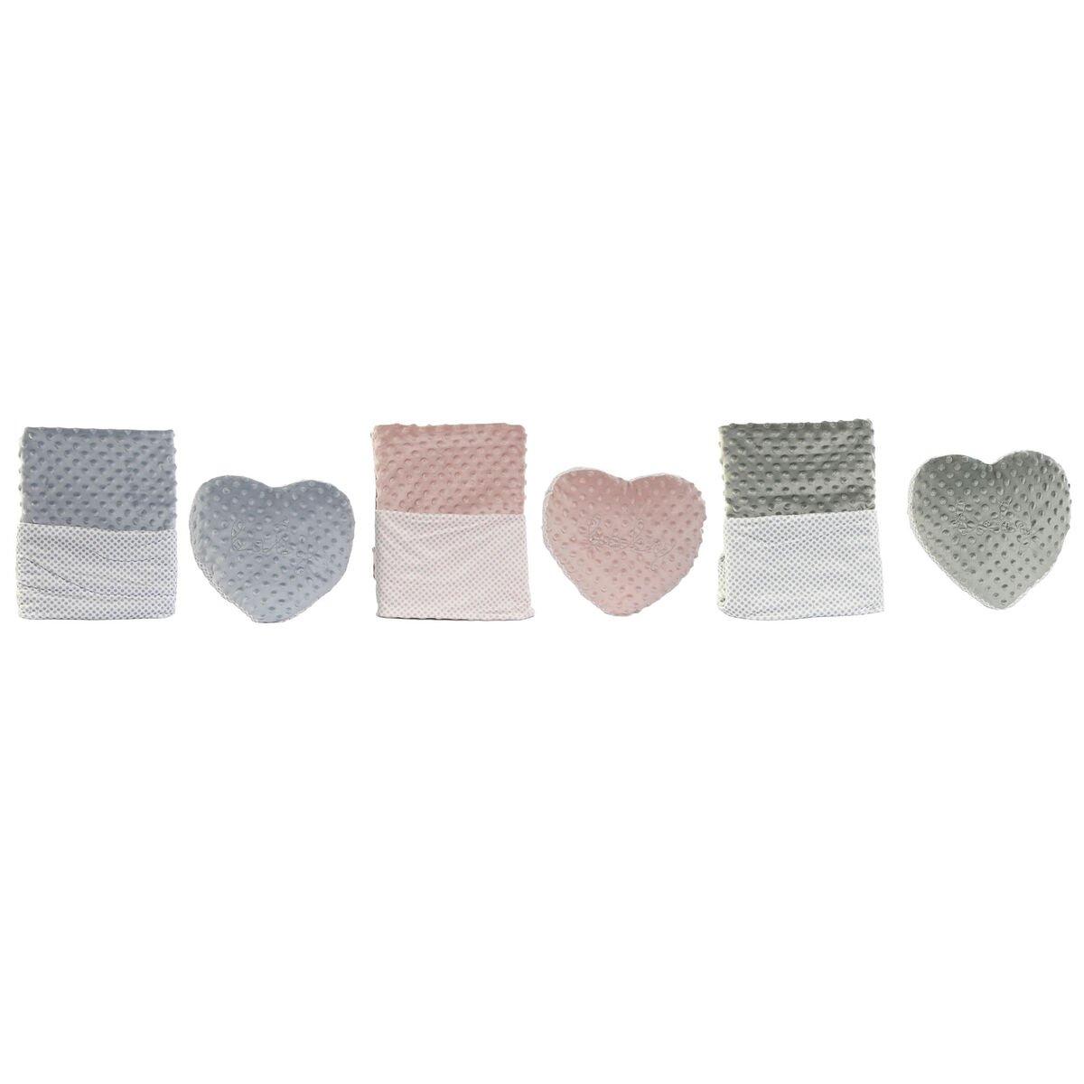 Set de Regalo para Bebé Home ESPRIT Azul Verde Rosa Poliéster (3 Unidades)