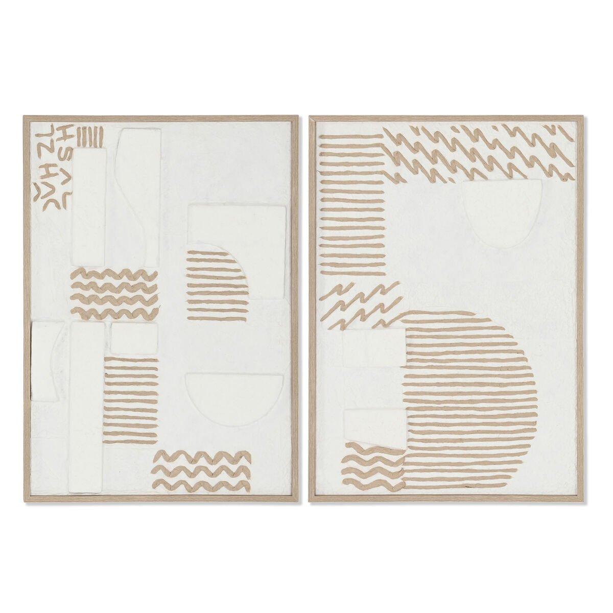 Cuadro 3D Home ESPRIT Papel Poliestireno 50 x 2 x 70 cm 50 x 3 x 70 cm