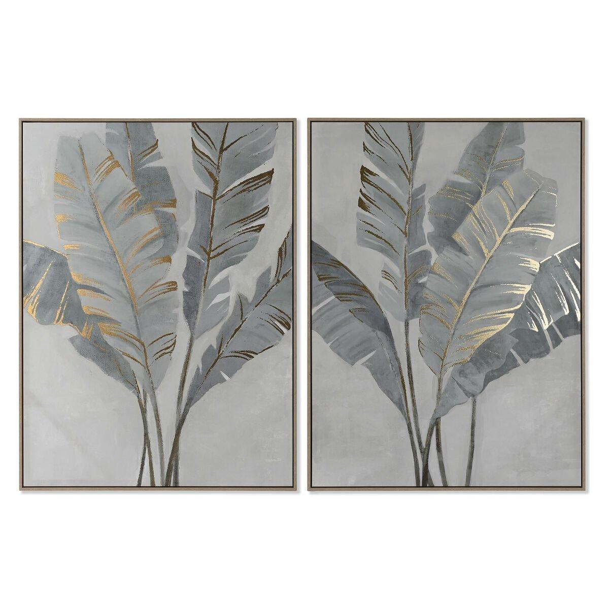 Lienzo Home ESPRIT Poliestireno Lienzo 90 x 4 x 120 cm