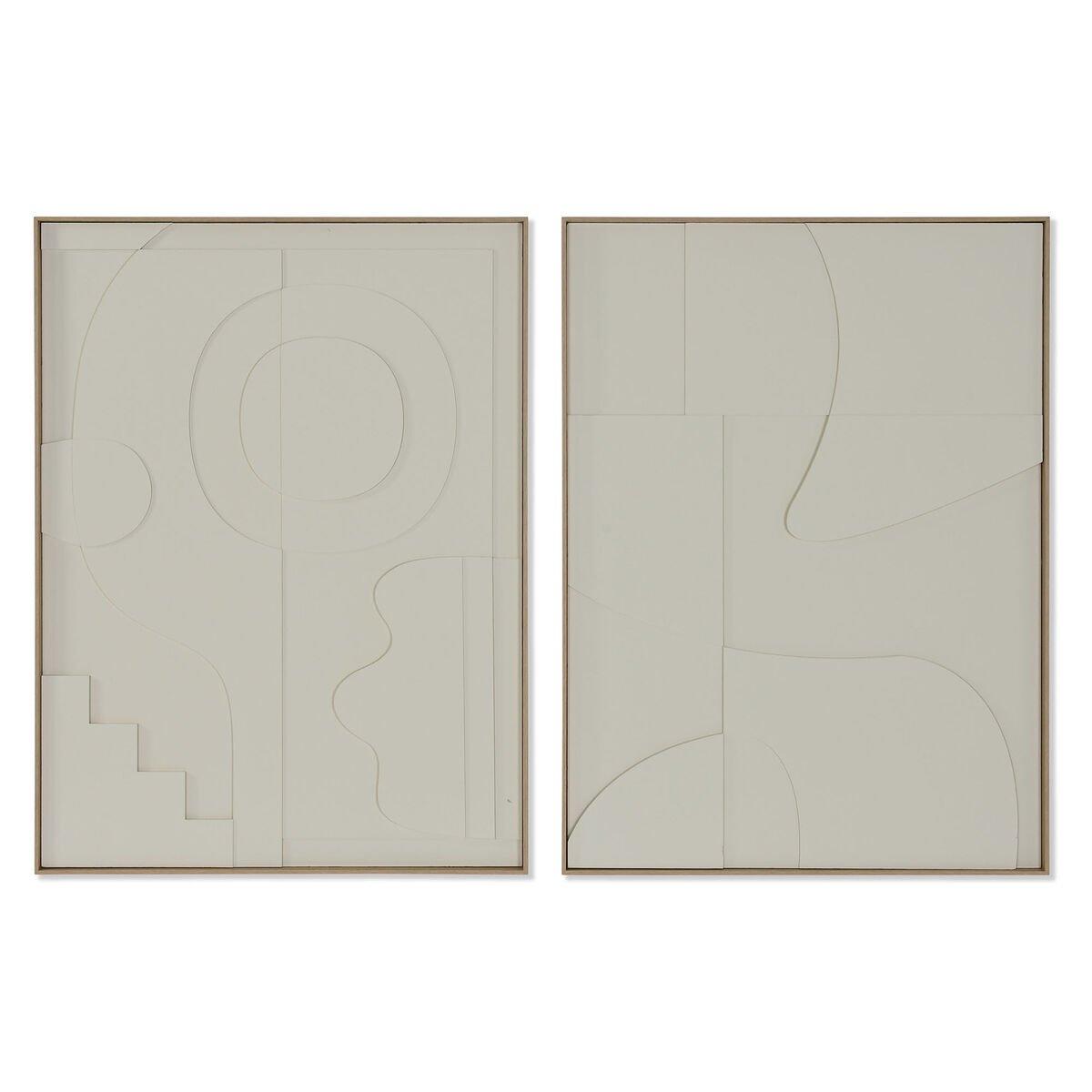 Cuadro Home ESPRIT Papel Poliestireno 75 x 4 x 100 cm