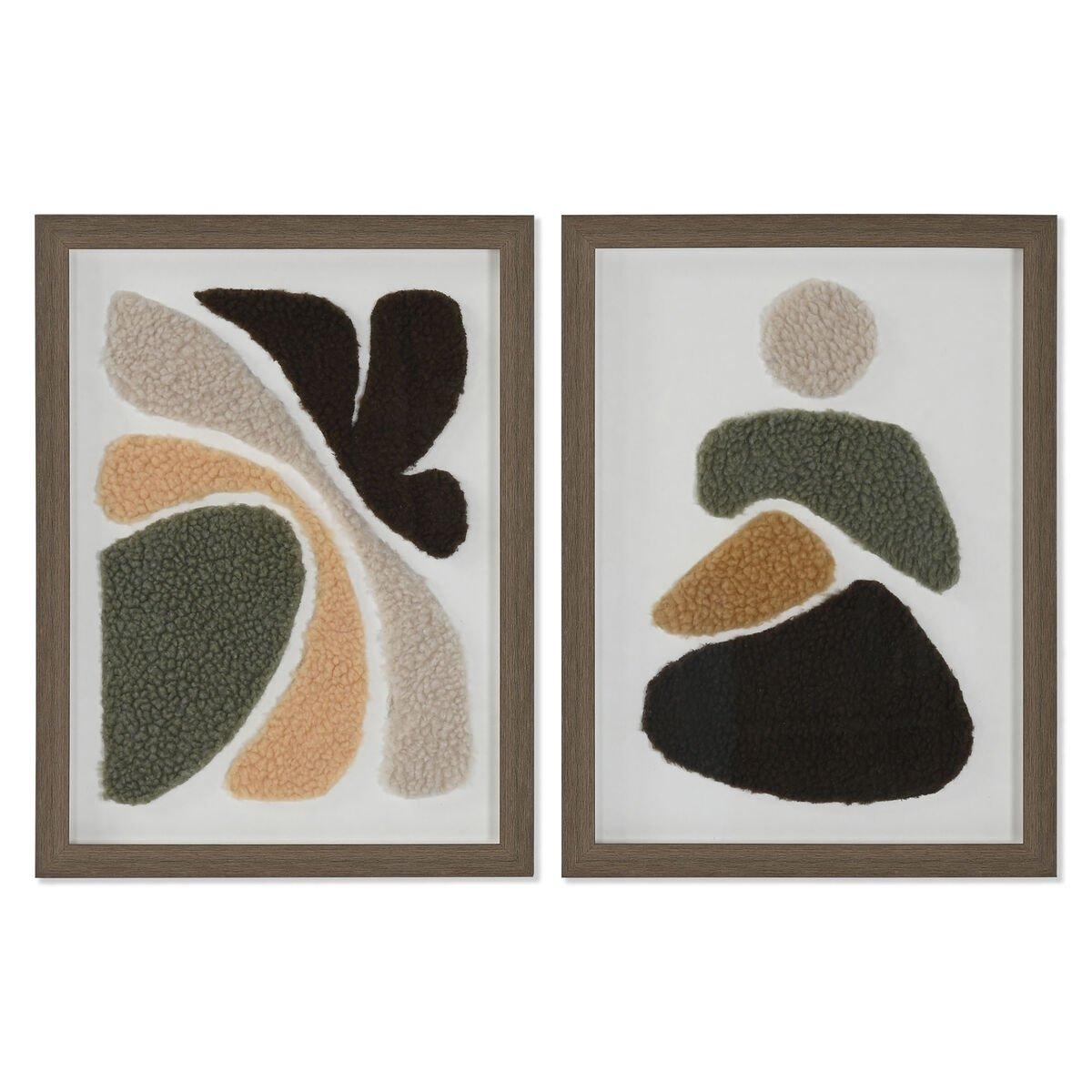 Cuadro 3D Home ESPRIT Poliestireno 30 x 2,5 x 40 cm
