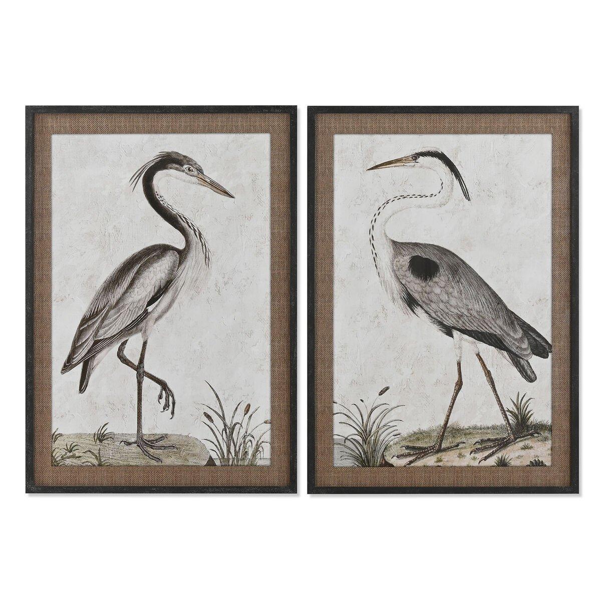 Cuadro Home ESPRIT Cristal Abeto 70 x 4 x 100 cm