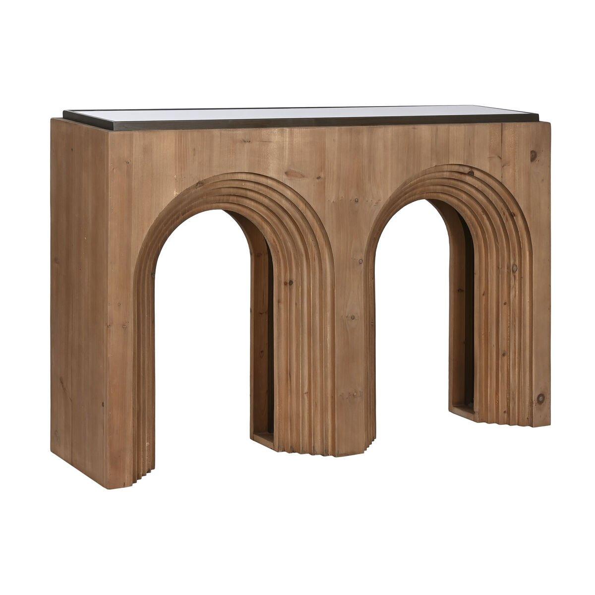 Recibidor Home ESPRIT Marrón Negro 122 x 30 x 80 cm