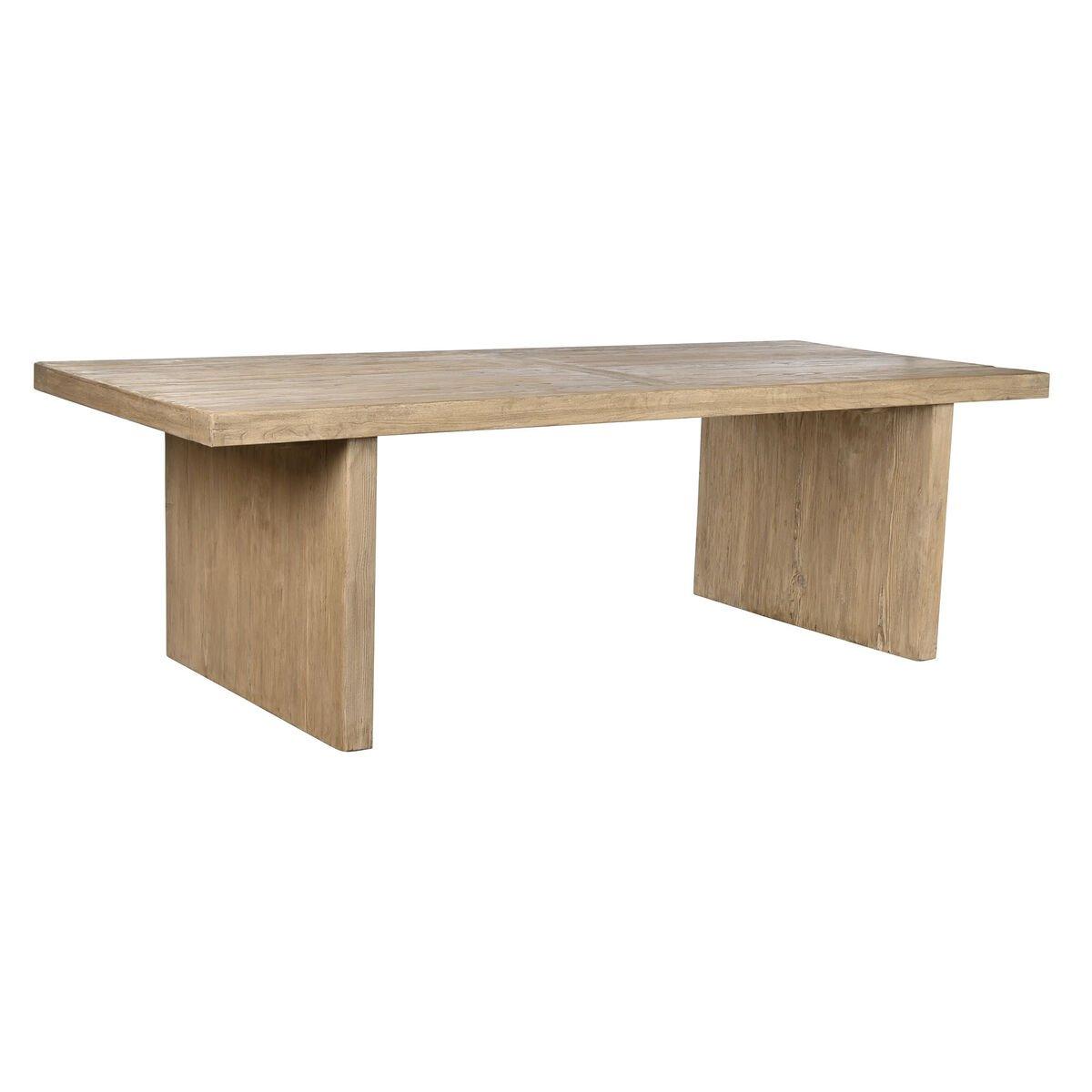 Mesa de Comedor Home ESPRIT Natural Madera de olmo 244 x 102 x 76 cm