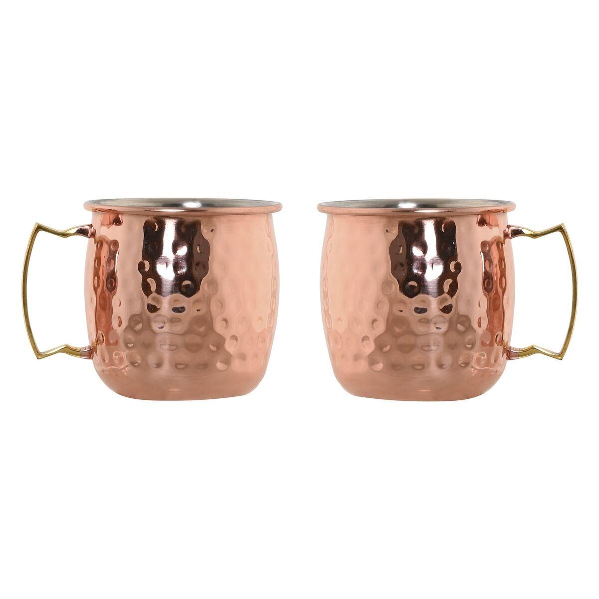 Juego de 2 Tazas Mug Home ESPRIT Dorado 480 ml