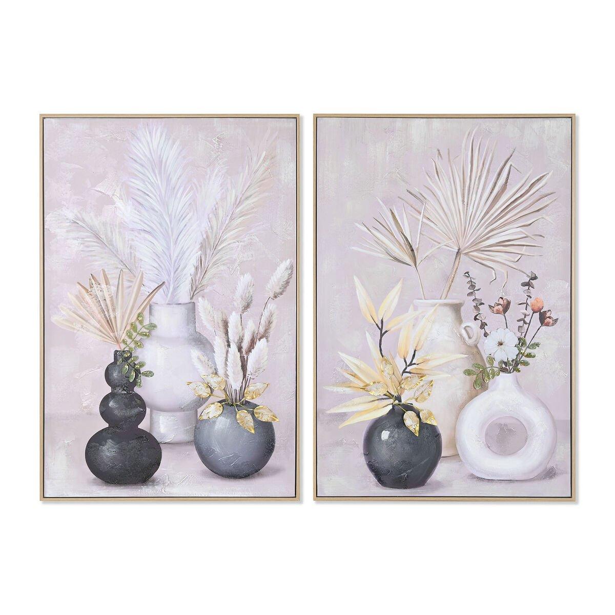 Lienzo Home ESPRIT Lienzo Madera MDF 62 x 4 x 92 cm