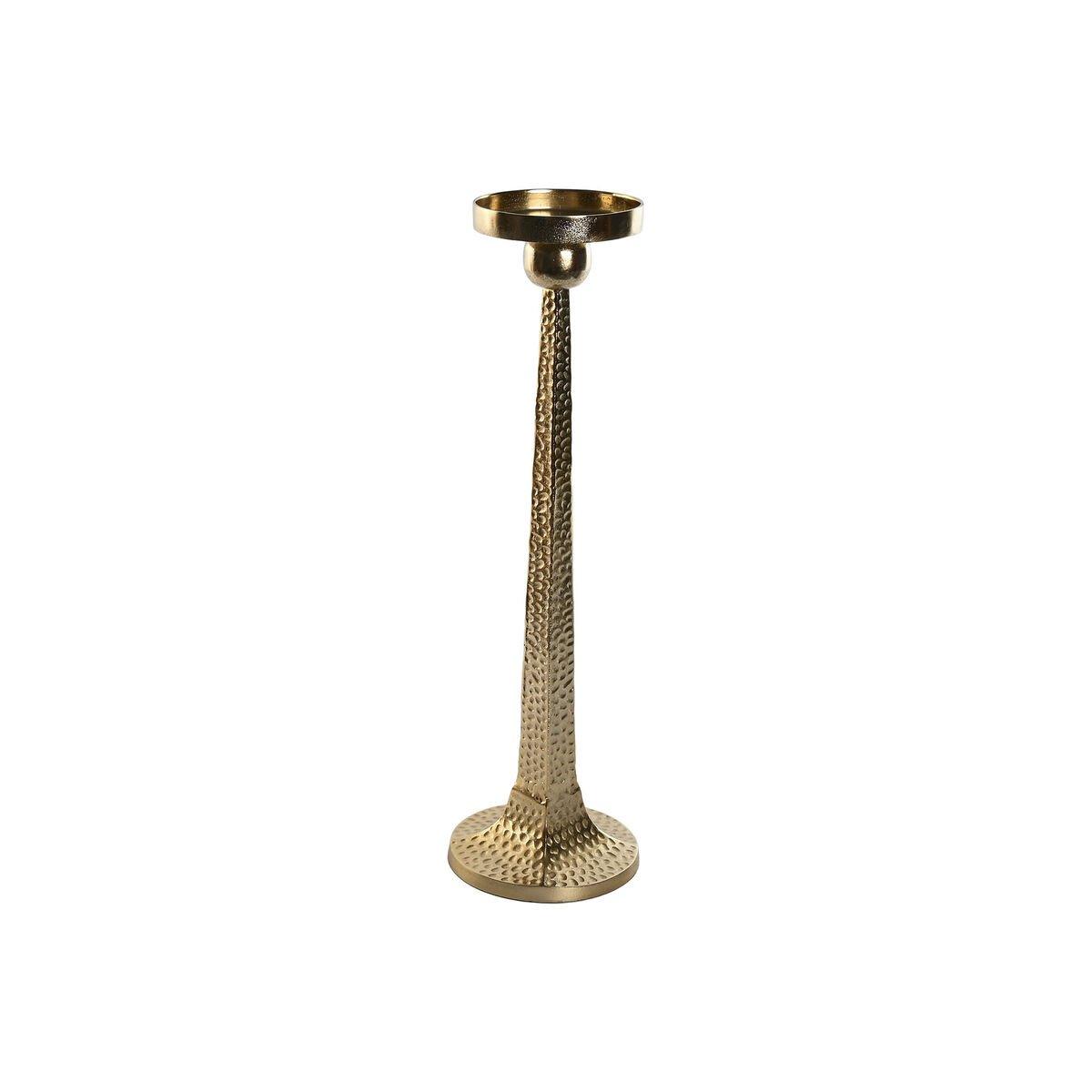 Portavelas Home ESPRIT Dorado Aluminio 18,5 X 18,5 X 64,5 cm