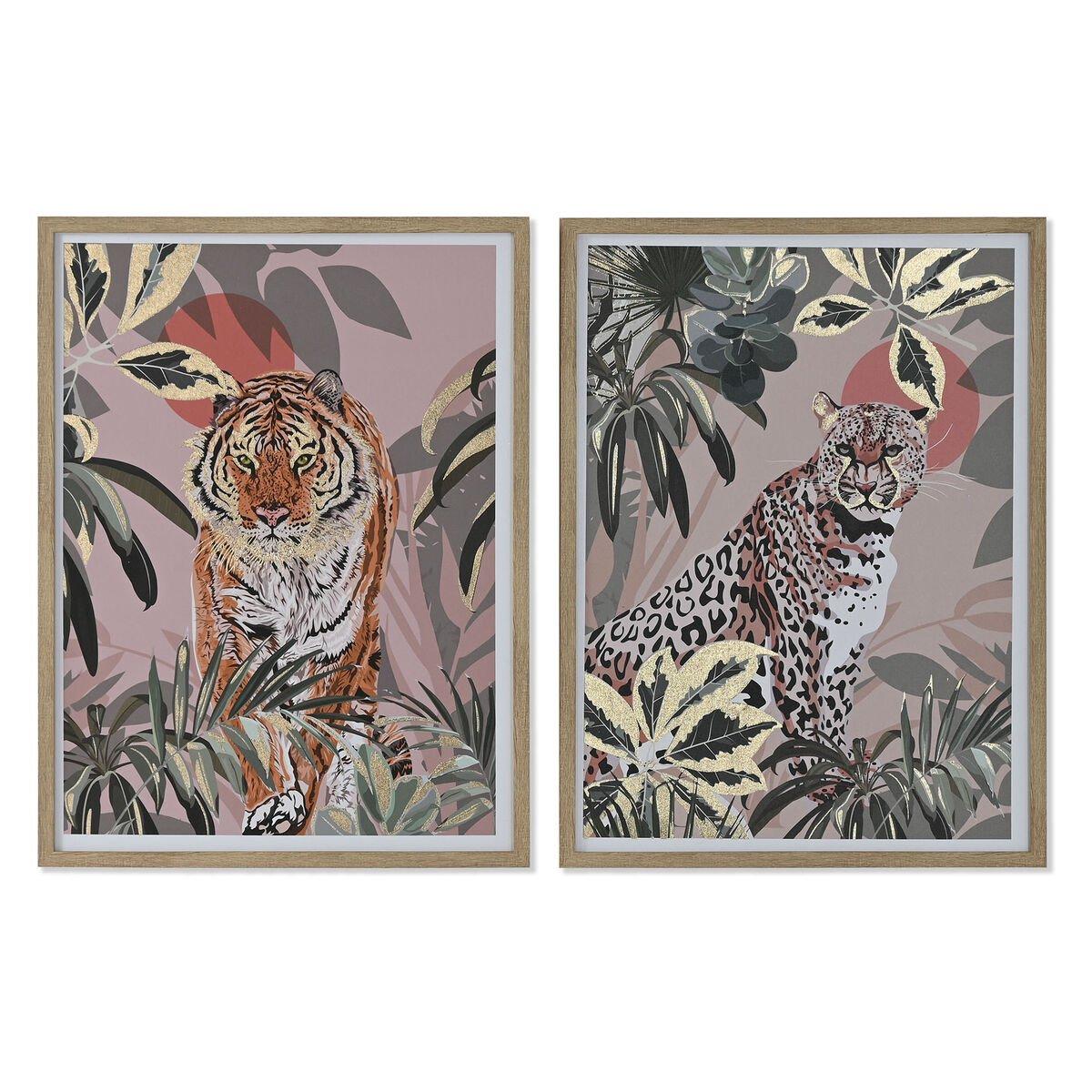 Lienzo Home ESPRIT Poliestireno Lienzo 45 x 2,5 x 60 cm
