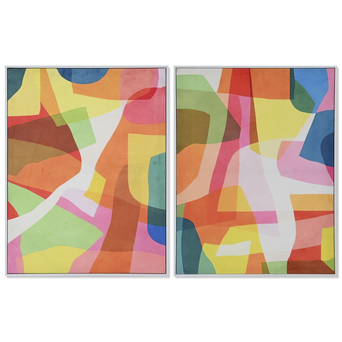 Lienzo Home ESPRIT Terciopelo Lienzo 63 x 3 x 83 cm