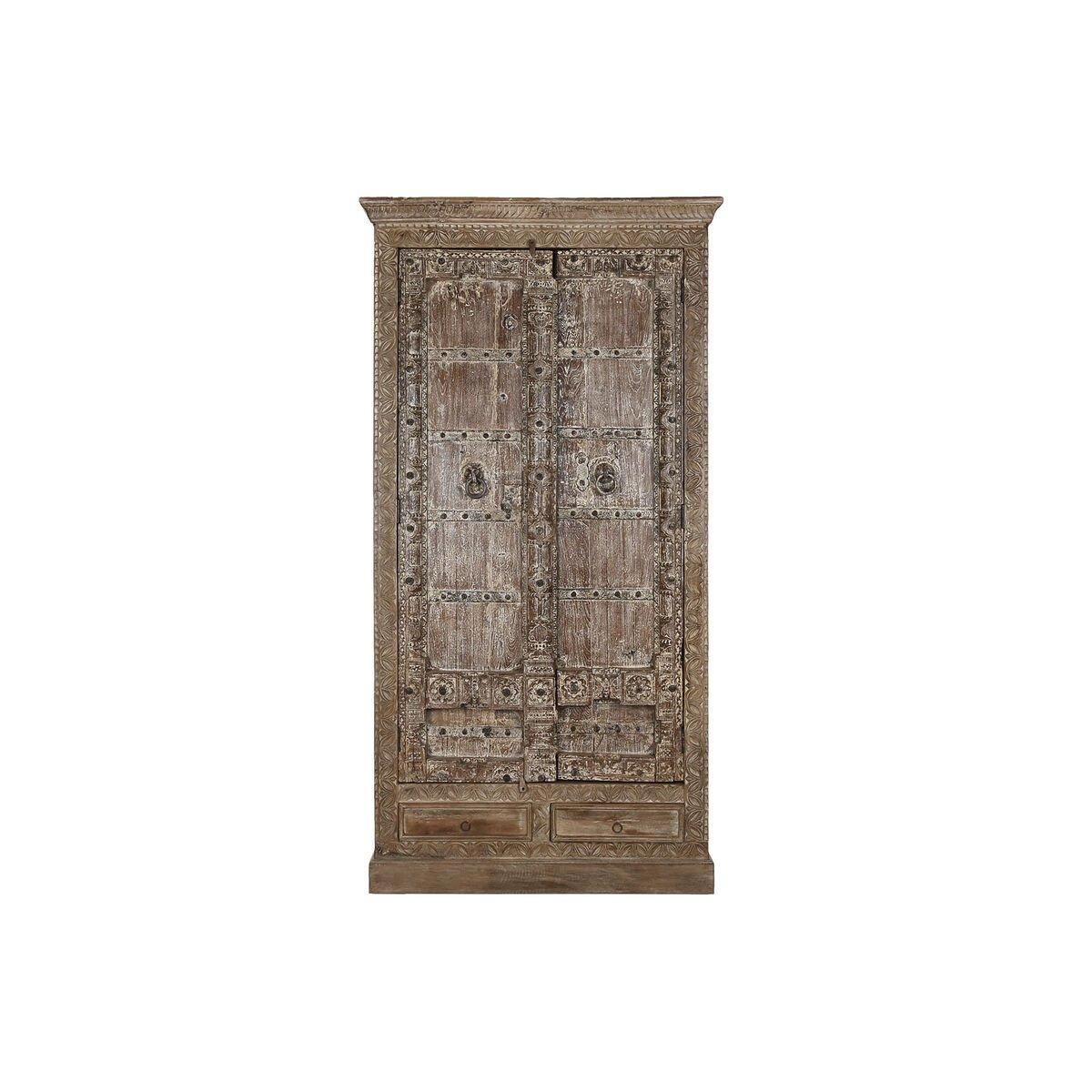 Armario Home ESPRIT Natural madera de teca 122 X 51 X 216 cm