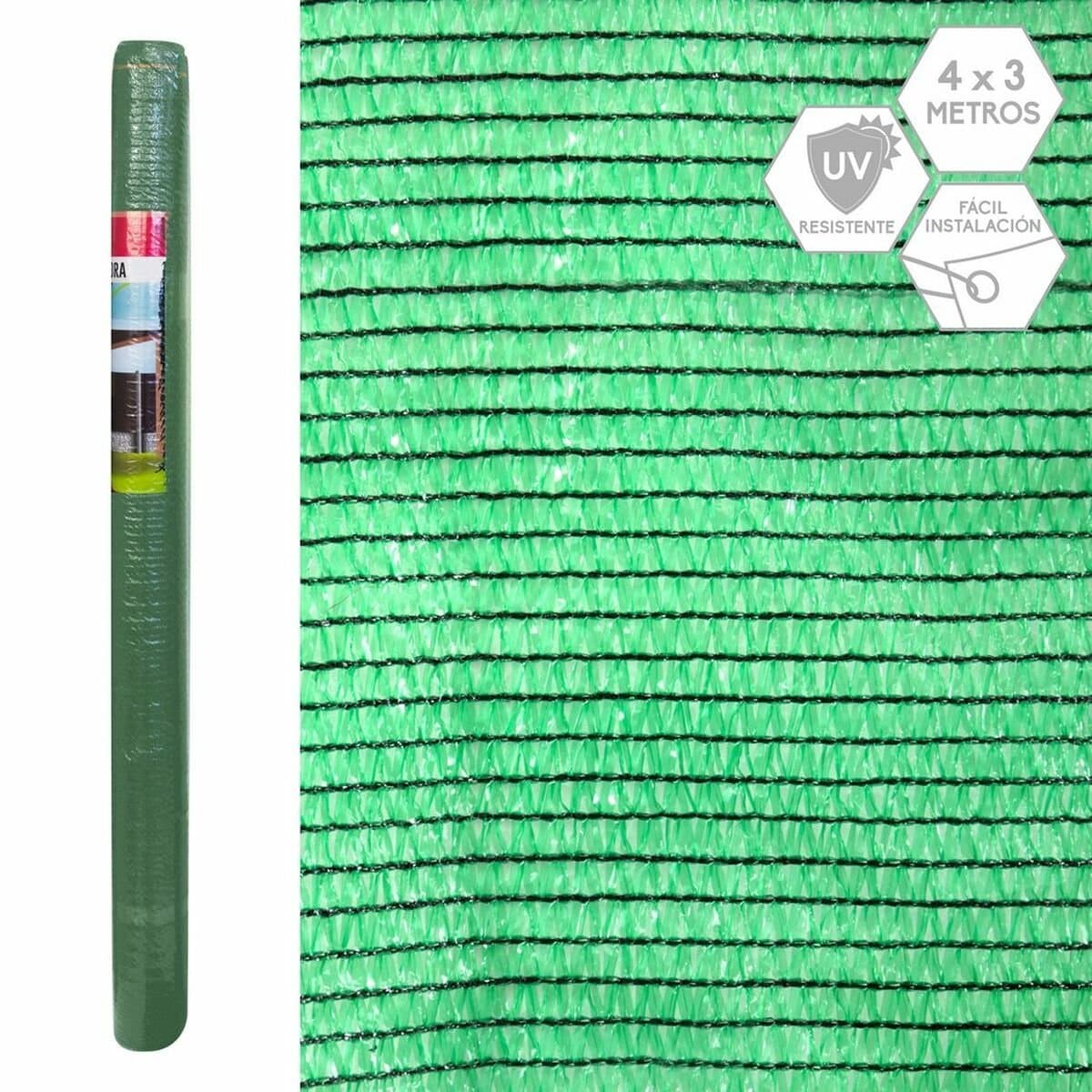 Malla de Ocultación Mallas Verde 1 x 400 x 300 cm 90 %