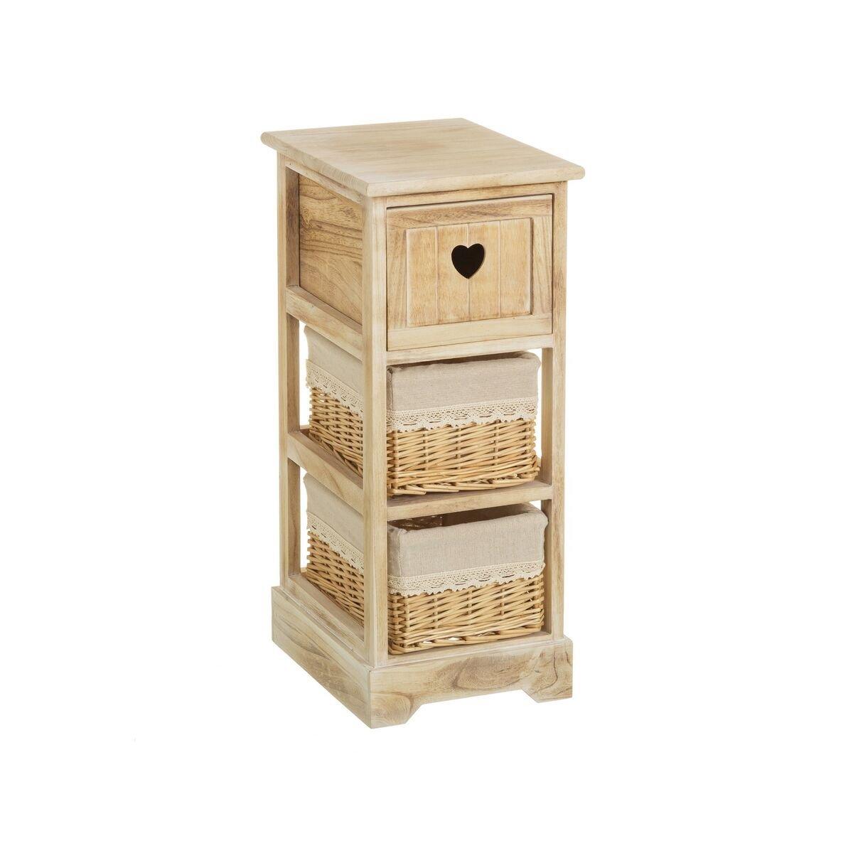Cajonera COUNTRY Natural 26 x 32 x 63 cm