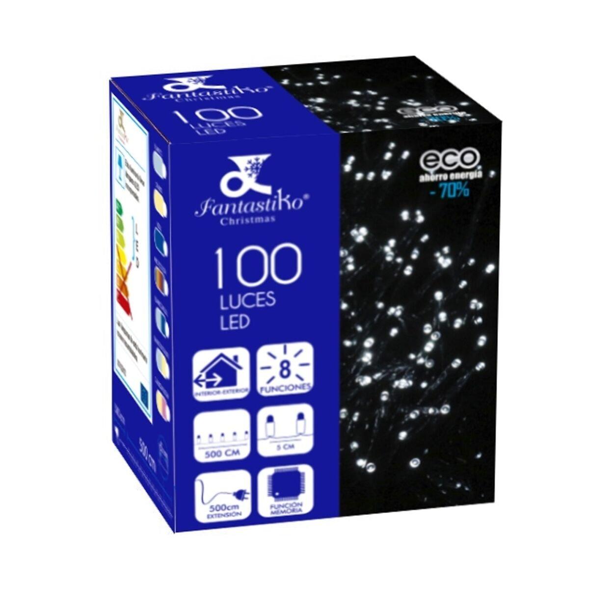 Guirnalda de Luces LED 3,6 W Rosa Blanco Cálido 5 m 10 x 8 x 14 cm