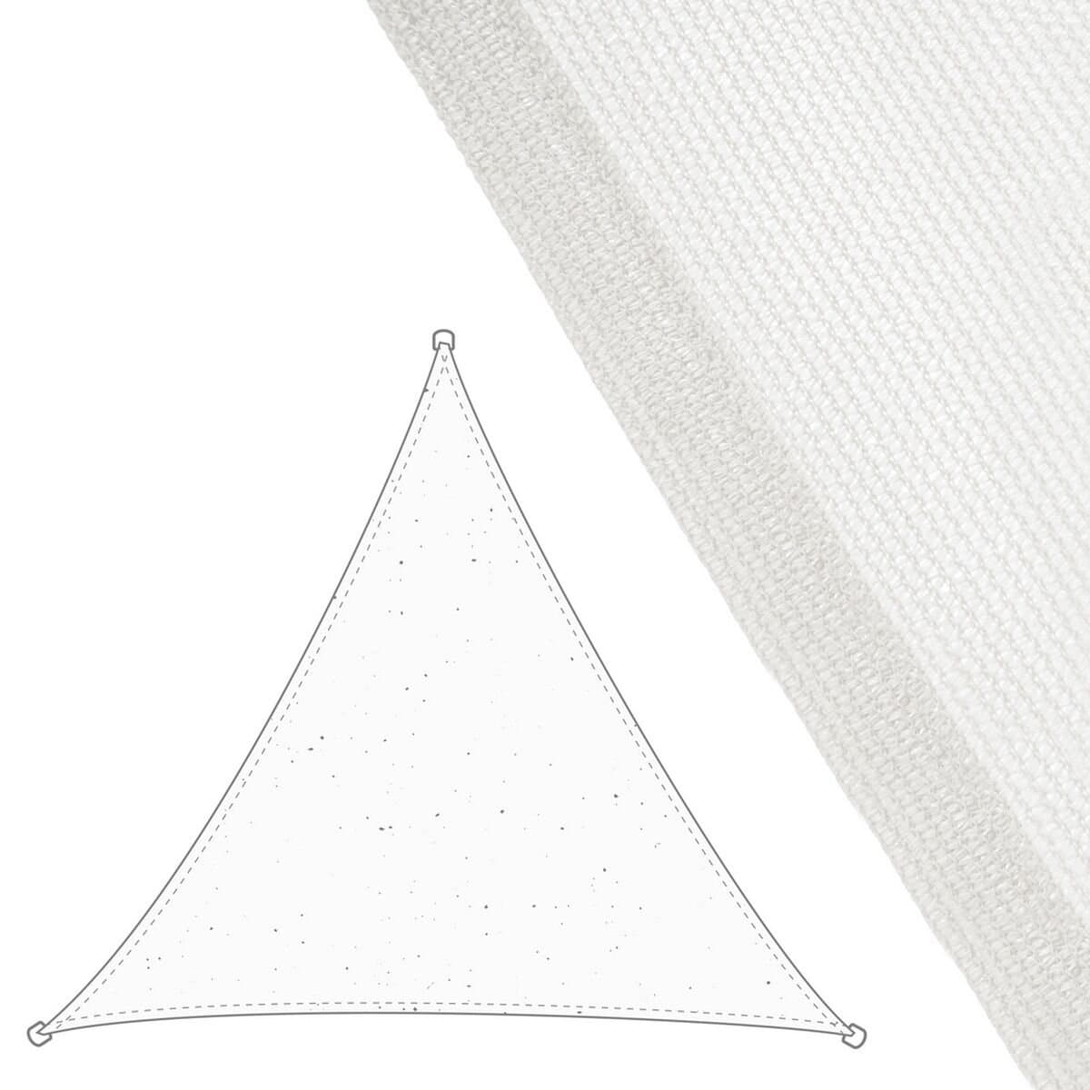 Vela de sombra Vela sombreo Blanco 3,5 x 3,5 m 350 x 350 x 0,5 cm Toldo