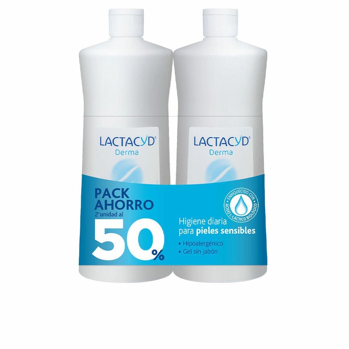 Gel de Baño Dermoprotector Lactacyd Lactacyd Derma 1 L 2 x 1 L Piel Sensible