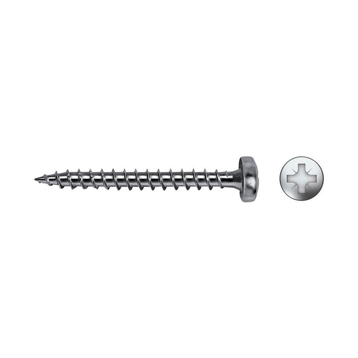 Caja de tornillos CELO velox b Zincado Ø 4,5 x 35 mm Rosca completa (500 Unidades)