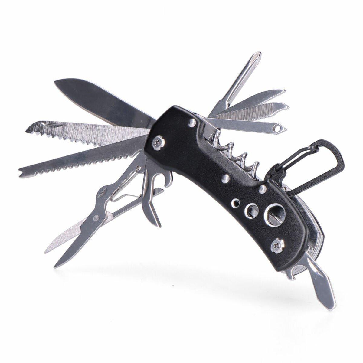 Navaja multiusos EDM 08556 Kilimanjaro Negro Mosquetón